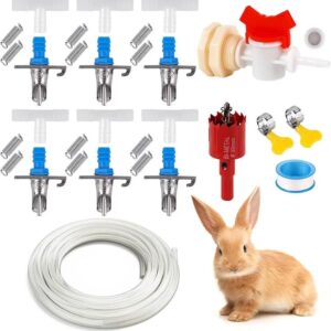 kit de système d'abreuvement automatique pour lapins, outils d'abreuvement pour animaux, comprenant copie