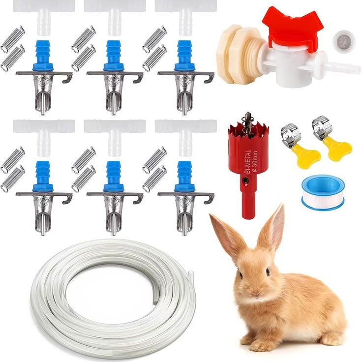 kit de système d'abreuvement automatique pour lapins, outils d'abreuvement pour animaux, comprenant copie kit de système d'abreuvement automatique pour lapins, outils d'abreuvement pour animaux, comprenant copie