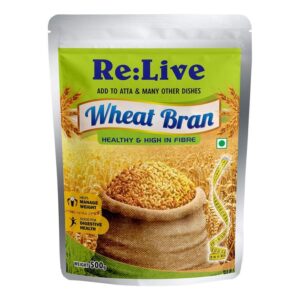 re live wheat bran healthy & high fibre box, 500g