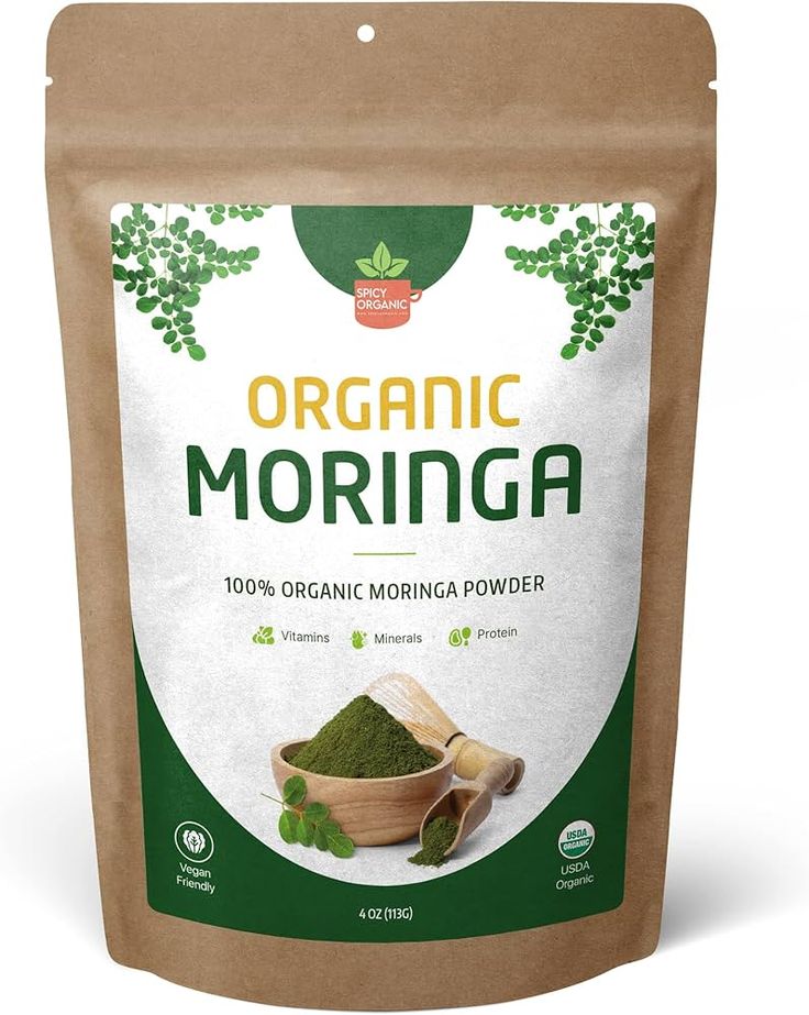 spicy organic usda certified organic moringa powder 4 oz moringa leaf powder organic natural energy, vegan, non gmo, gluten free – for smoothies, teas, cooking – resealable pouch spicy organic usda certified organic moringa powder 4 oz moringa leaf powder organic natural energy, vegan, non gmo, gluten free – for smoothies, teas, cooking – resealable pouch